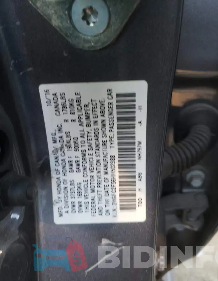 2HGFC2F56HH502388 Photo# 12