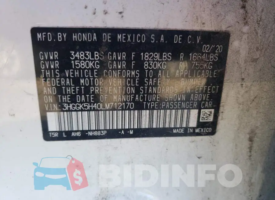 3HGGK5H40LM712170 Photo# 12