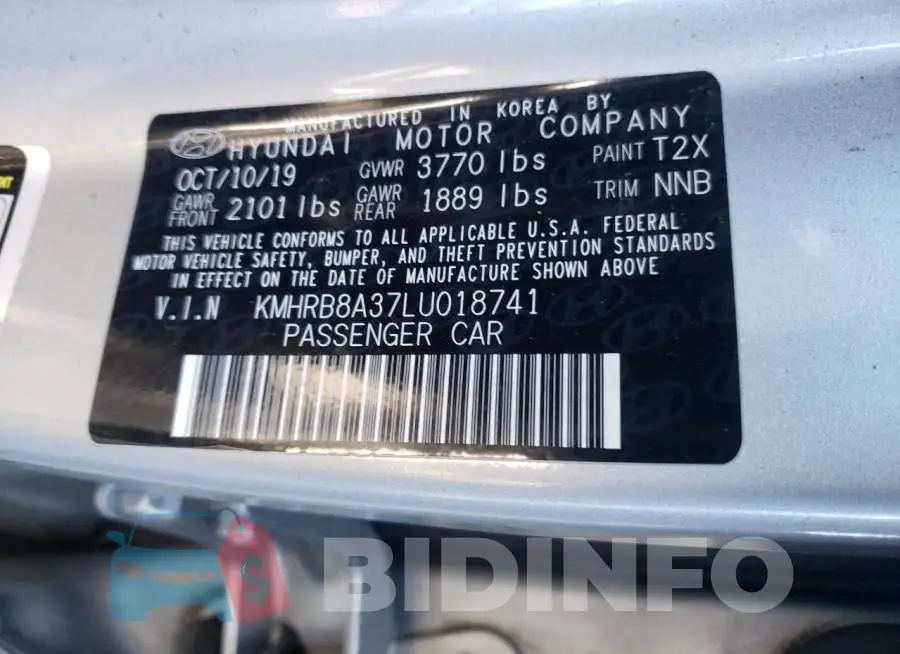 KMHRB8A37LU018741 Photo# 12