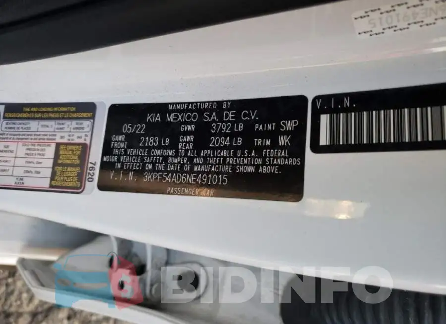 3KPF54AD6NE491015 Photo# 12