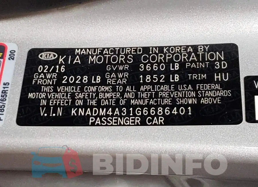 KNADM4A31G6686401 Photo# 12