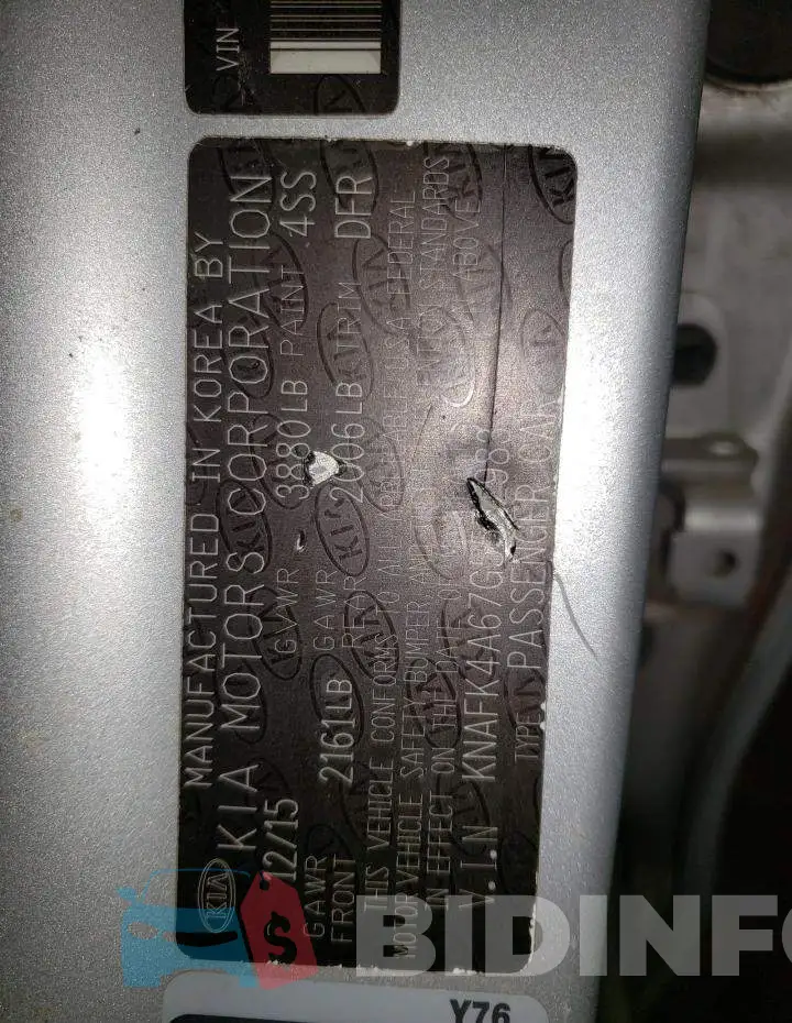 KNAFK4A67G5572983 Photo# 10