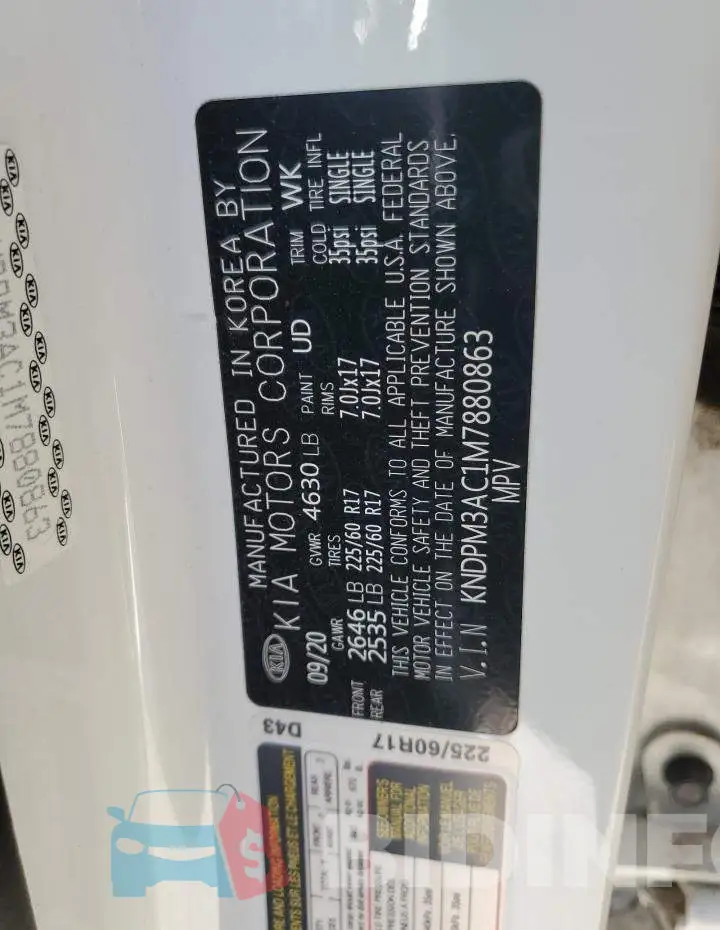 KNDPM3AC1M7880863 Photo# 10