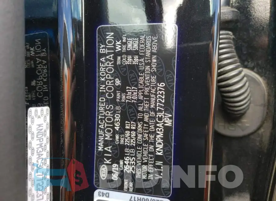 KNDPM3AC3L7722376 Photo# 13