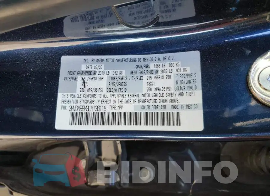 3MVDMBEM3LM136118 Photo# 13