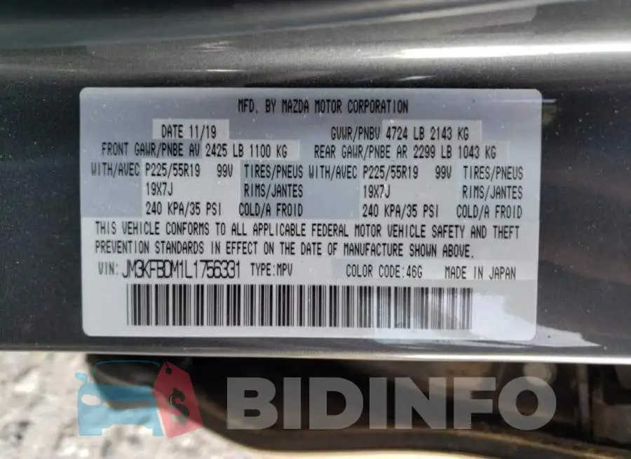 JM3KFBDM1L1756331 Photo# 12