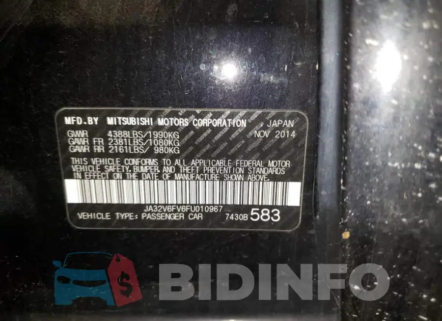 JA32V6FV6FU010967 Photo# 12