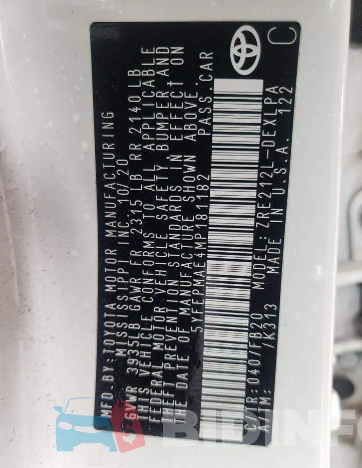 5YFEPMAE4MP181182 Photo# 12
