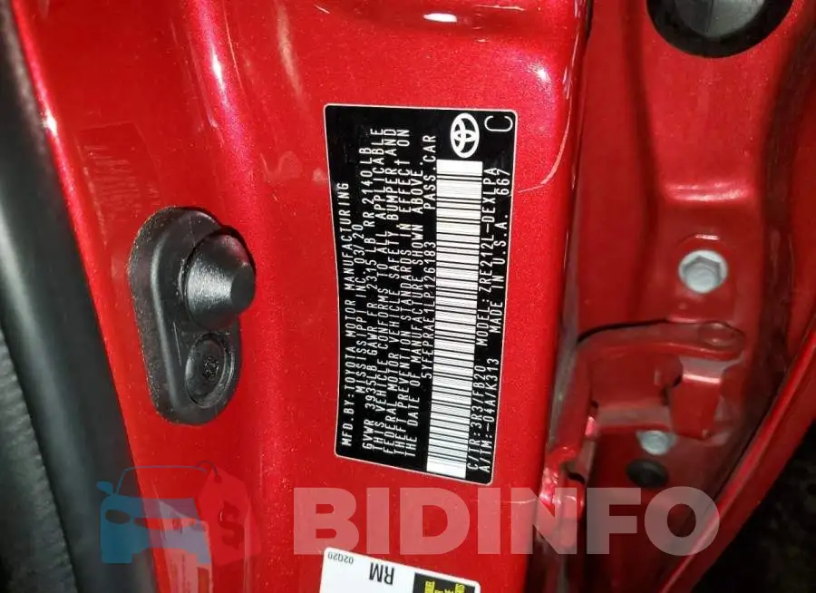 5YFEPRAE1LP126183 Photo# 12