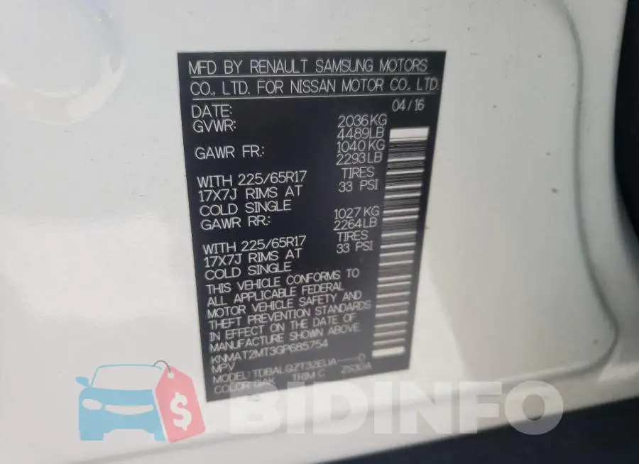 KNMAT2MT3GP685754 Photo# 10