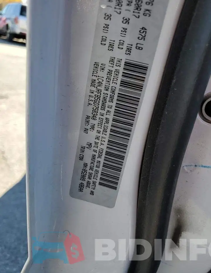 1C4NJRFB5GD758340 Photo# 10