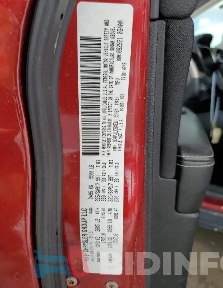 1C4PJLCSXEW115784 Photo# 13