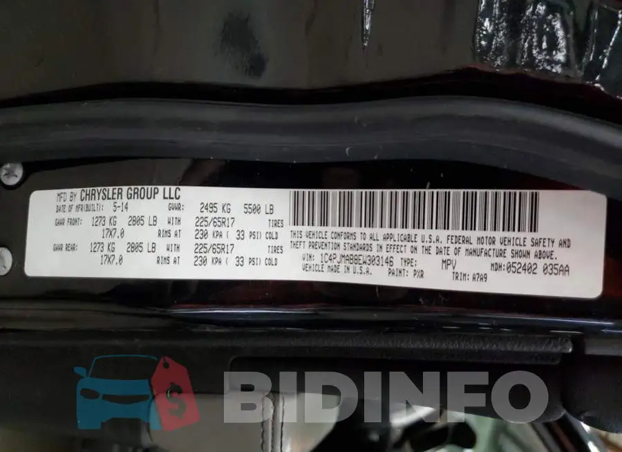 1C4PJMAB8EW303146 Photo# 13