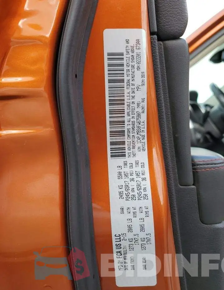 1C4PJMBS0FW675807 Photo# 10