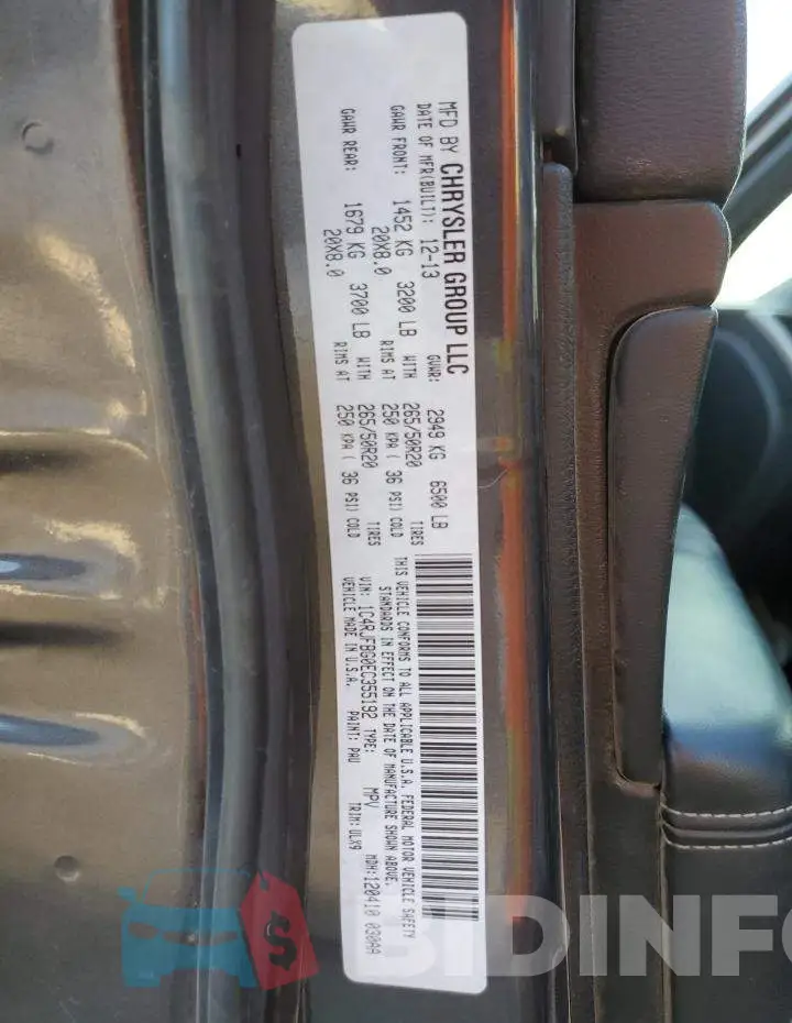 1C4RJFBG0EC355192 Photo# 13