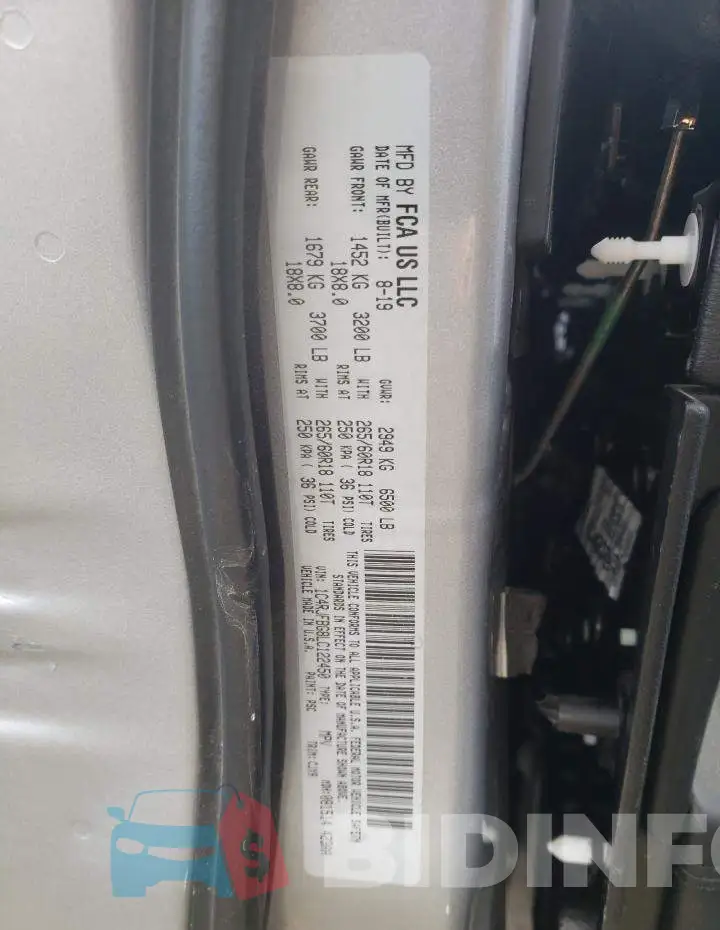 1C4RJFBG8LC122450 Photo# 13