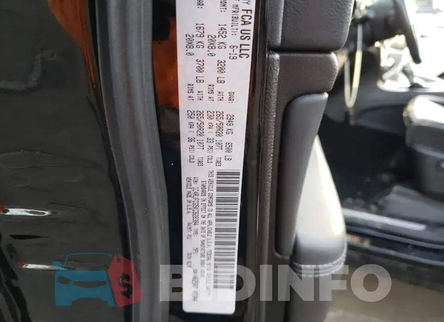 1C4RJFCG5KC828384 Photo# 14