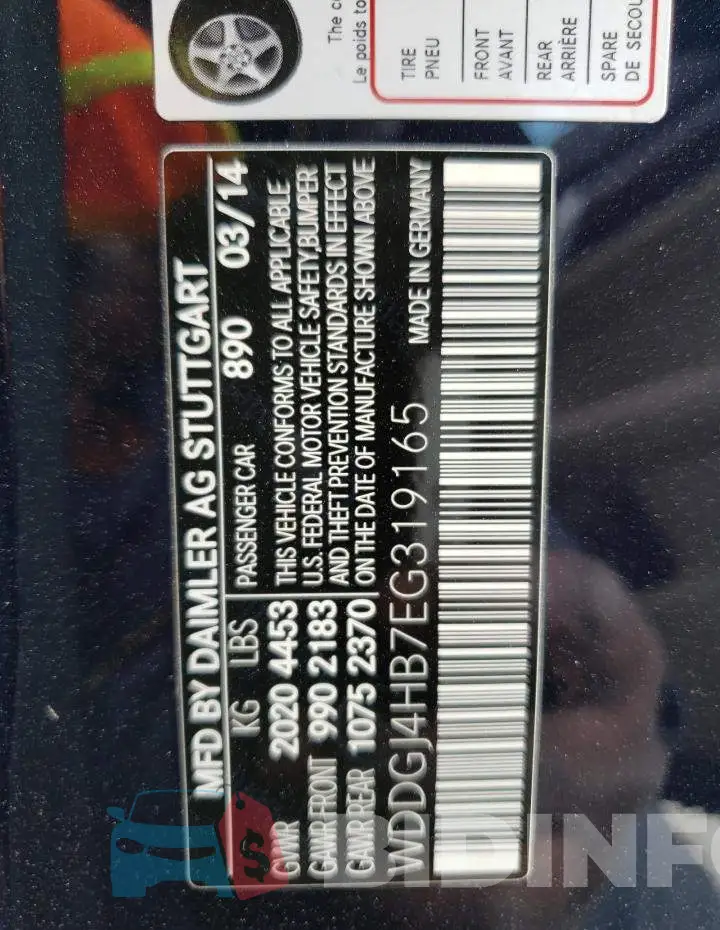 WDDGJ4HB7EG319165 Photo# 13