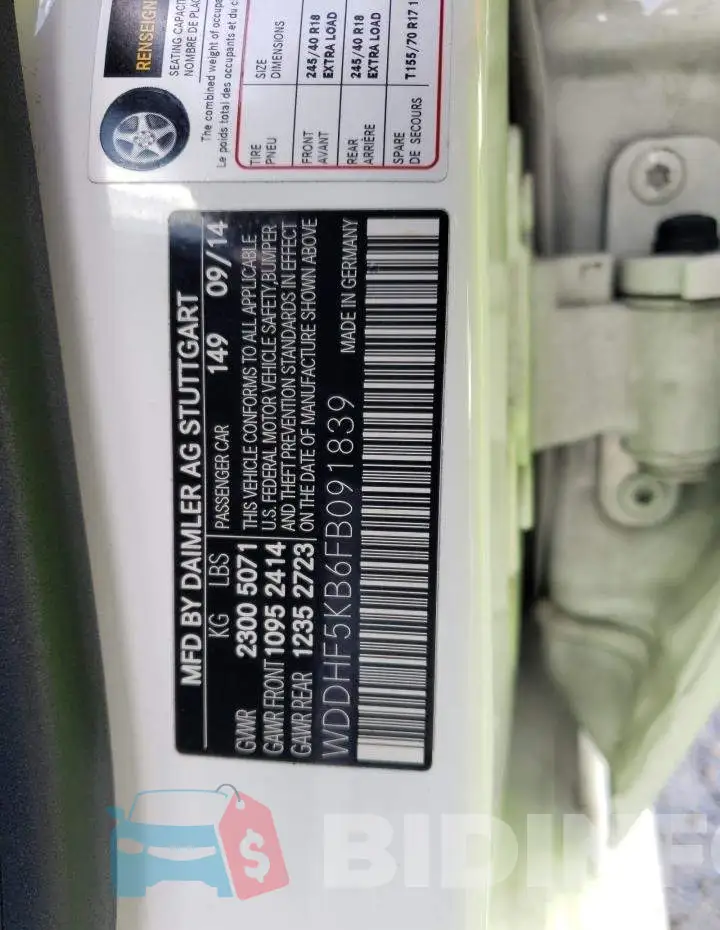 WDDHF5KB6FB091839 Photo# 12