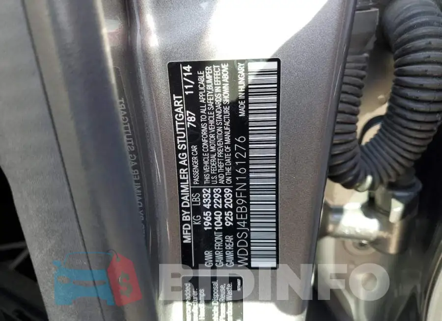 WDDSJ4EB9FN161276 Photo# 13