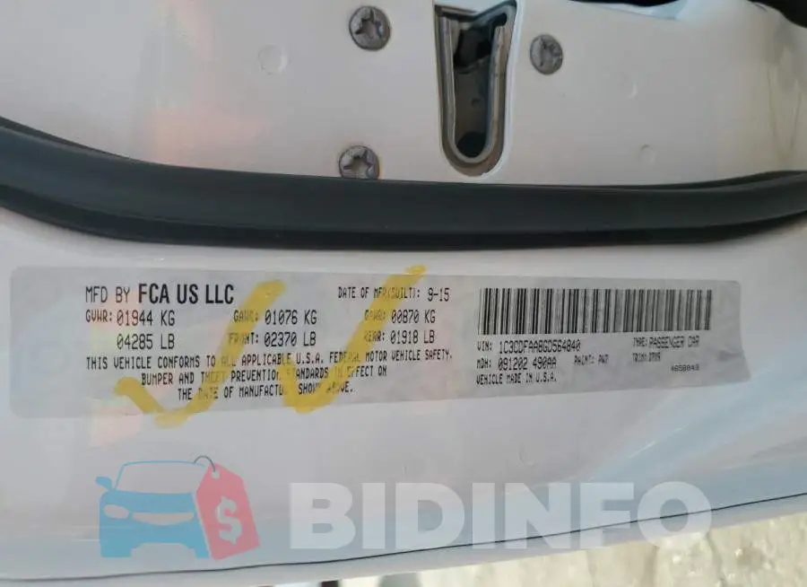 1C3CDFAA8GD564840 Photo# 12