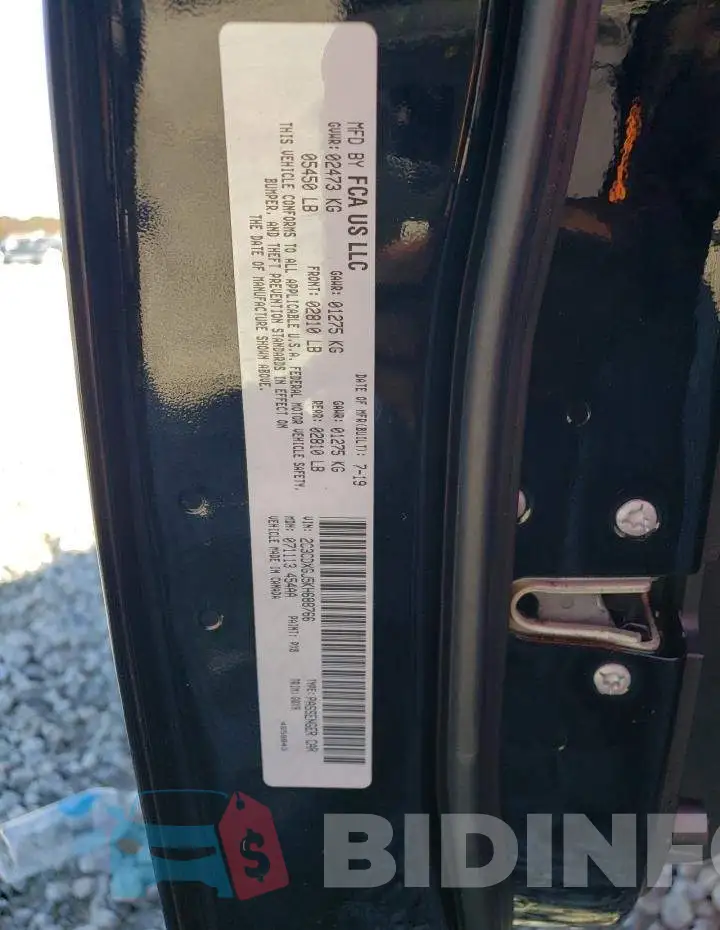 2C3CDXGJ5KH688766 Photo# 13