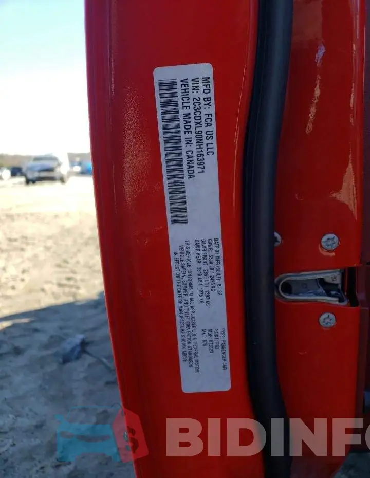 2C3CDXL90NH163971 Photo# 13