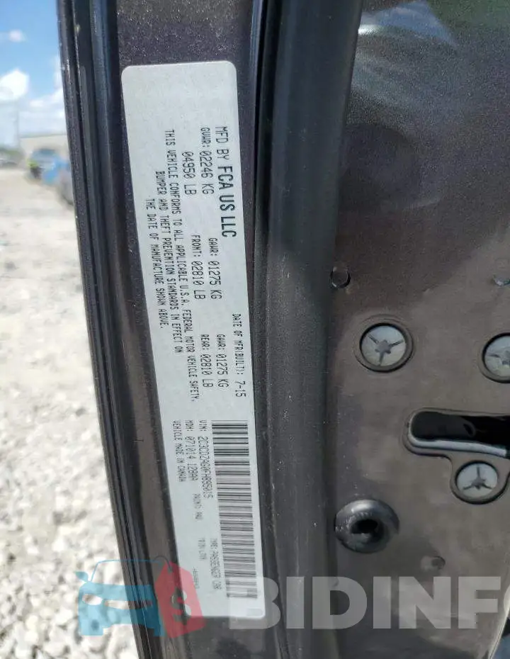 2C3CDZAG0FH895015 Photo# 10
