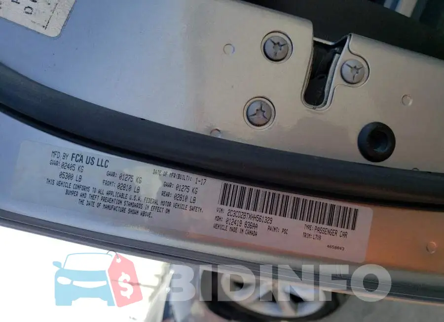2C3CDZBTXHH561329 Photo# 12