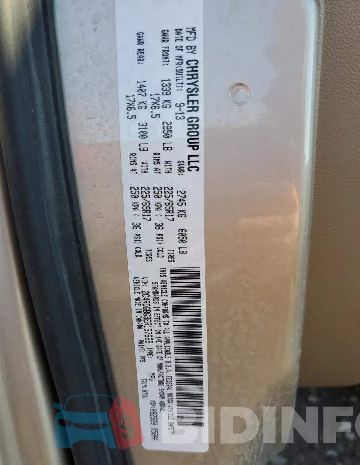 2C4RDGBG3ER137669 Photo# 13