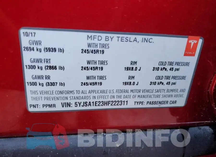 5YJSA1E23HF222311 Photo# 12