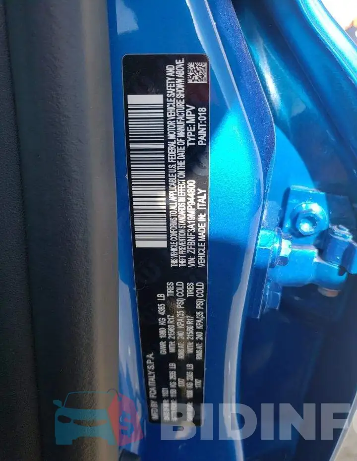 ZFBNF3A19MP944800 Photo# 12