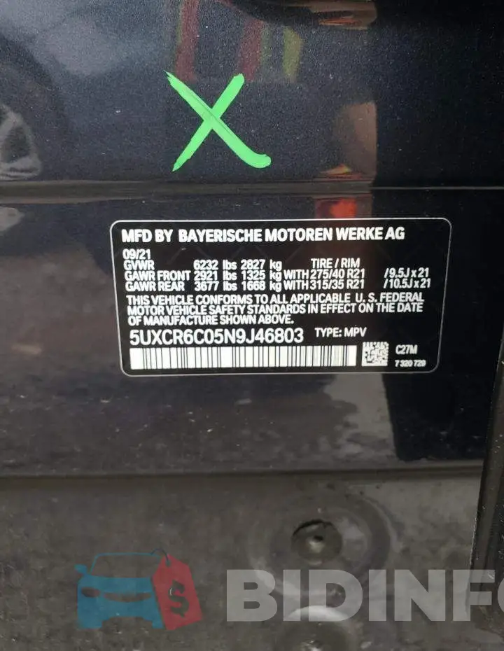 5UXCR6C05N9J46803 Photo# 14