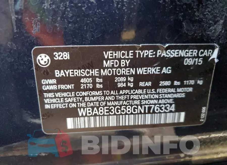 WBA8E3G58GNT76334 Photo# 12