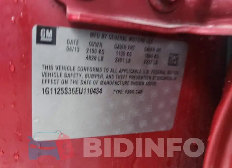 1G1125S36EU110434 Photo# 10