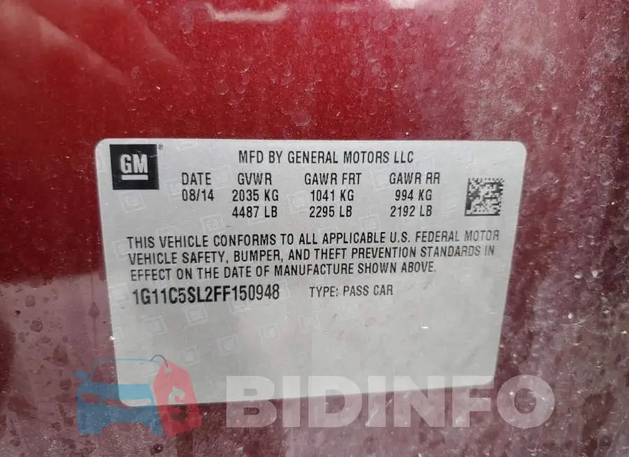1G11C5SL2FF150948 Photo# 12
