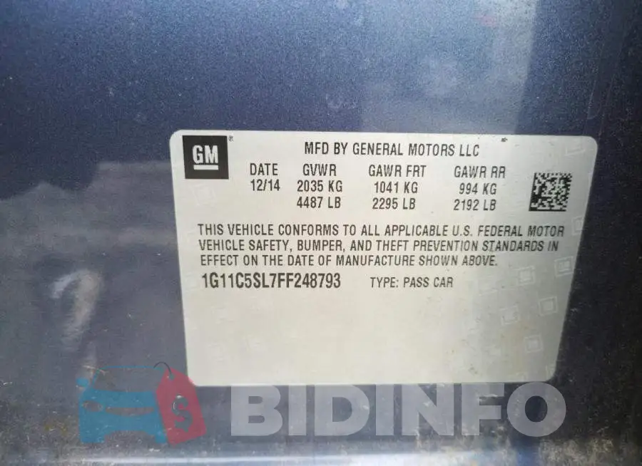 1G11C5SL7FF248793 Photo# 13
