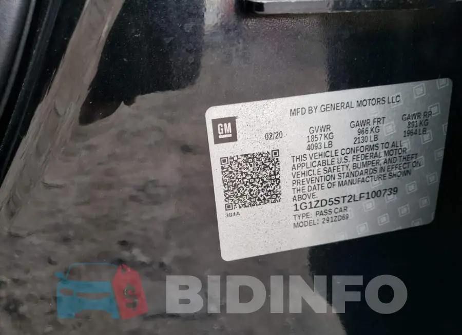1G1ZD5ST2LF100739 Photo# 12