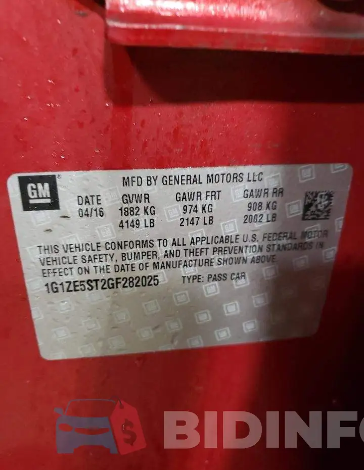 1G1ZE5ST2GF282025 Photo# 12