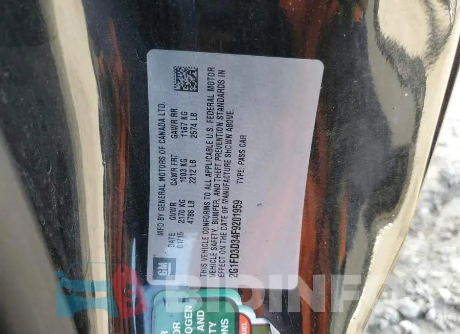 2G1FD3D34F9201959 Photo# 12
