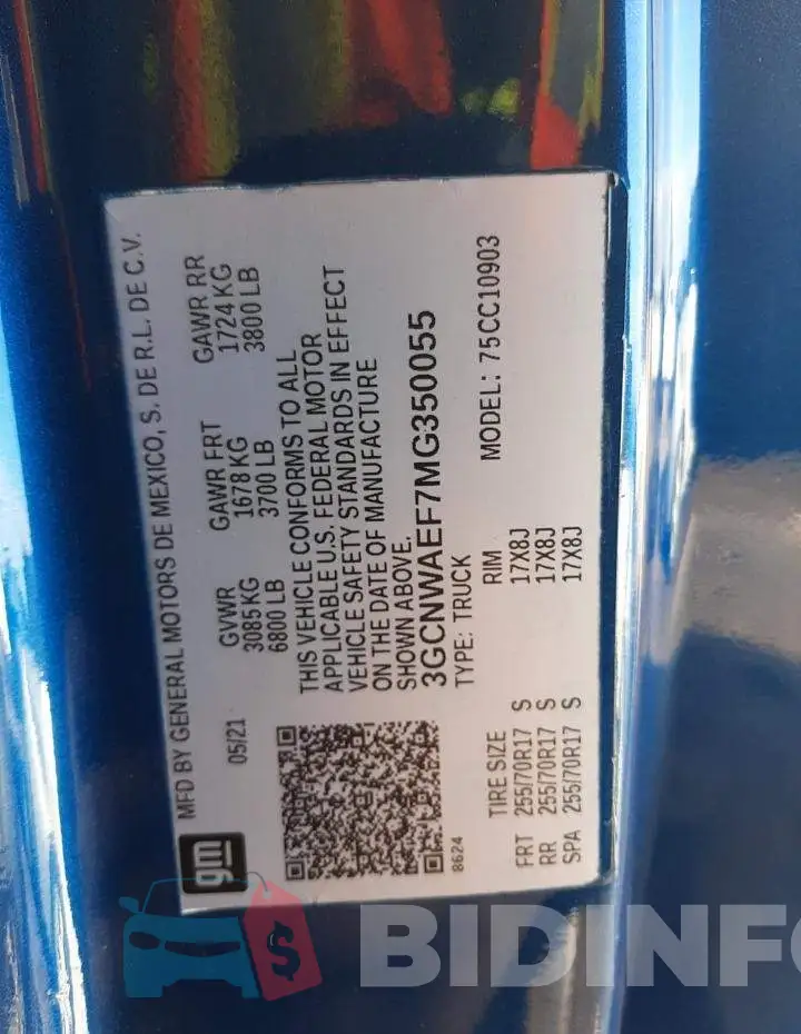 3GCNWAEF7MG350055 Photo# 12