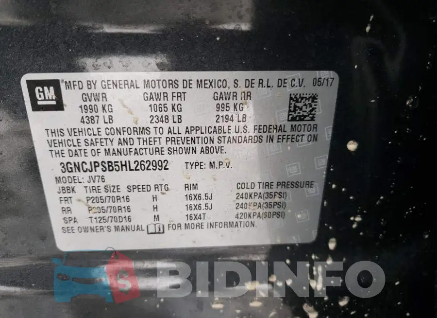 3GNCJPSB5HL262992 Photo# 13