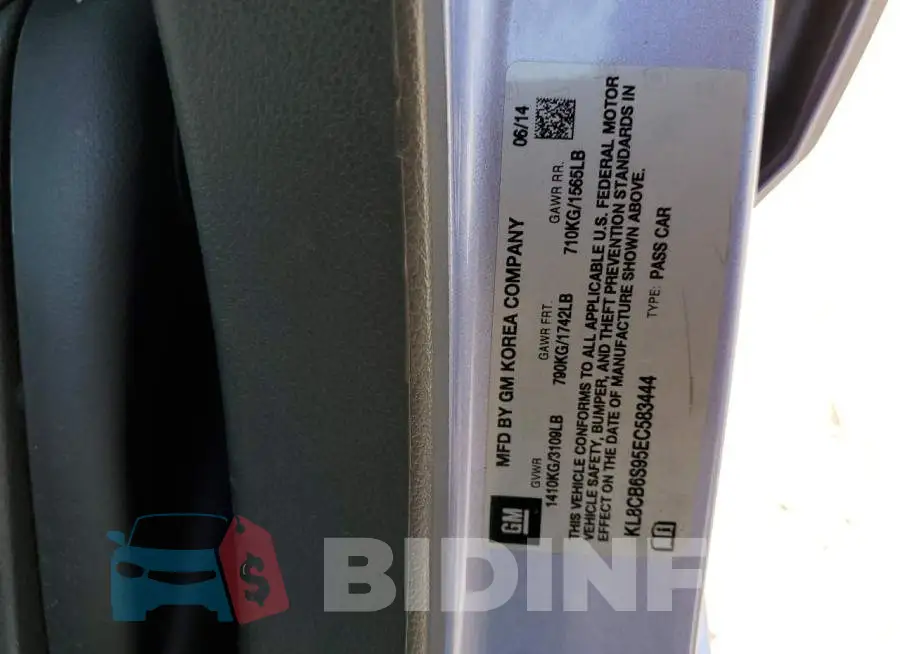 KL8CB6S95EC583444 Photo# 12