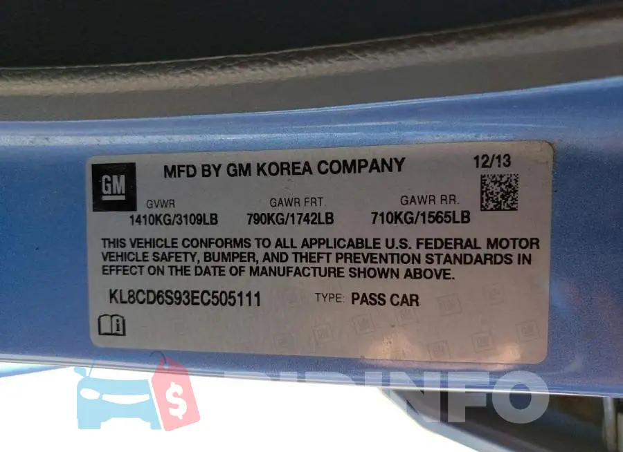 KL8CD6S93EC505111 Photo# 12