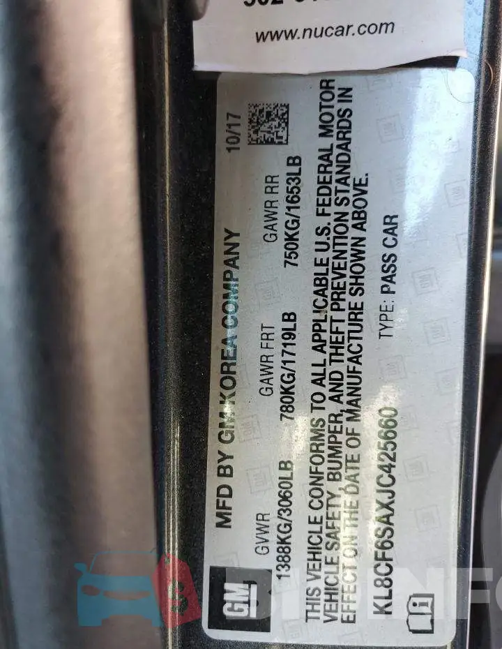 KL8CF6SAXJC425660 Photo# 13