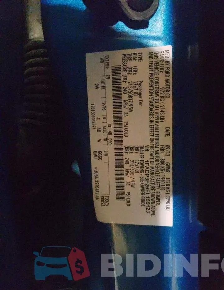 1FADP3F26EL155123 Photo# 12