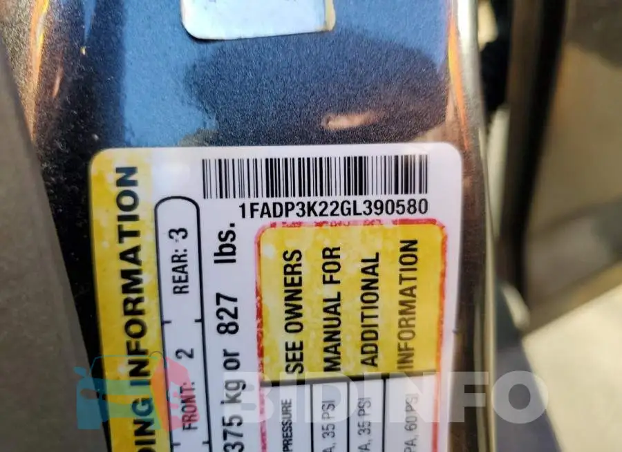 1FADP3K22GL390580 Photo# 12