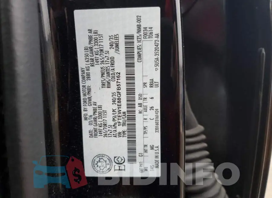 1FTEW1E88GFB57162 Photo# 12