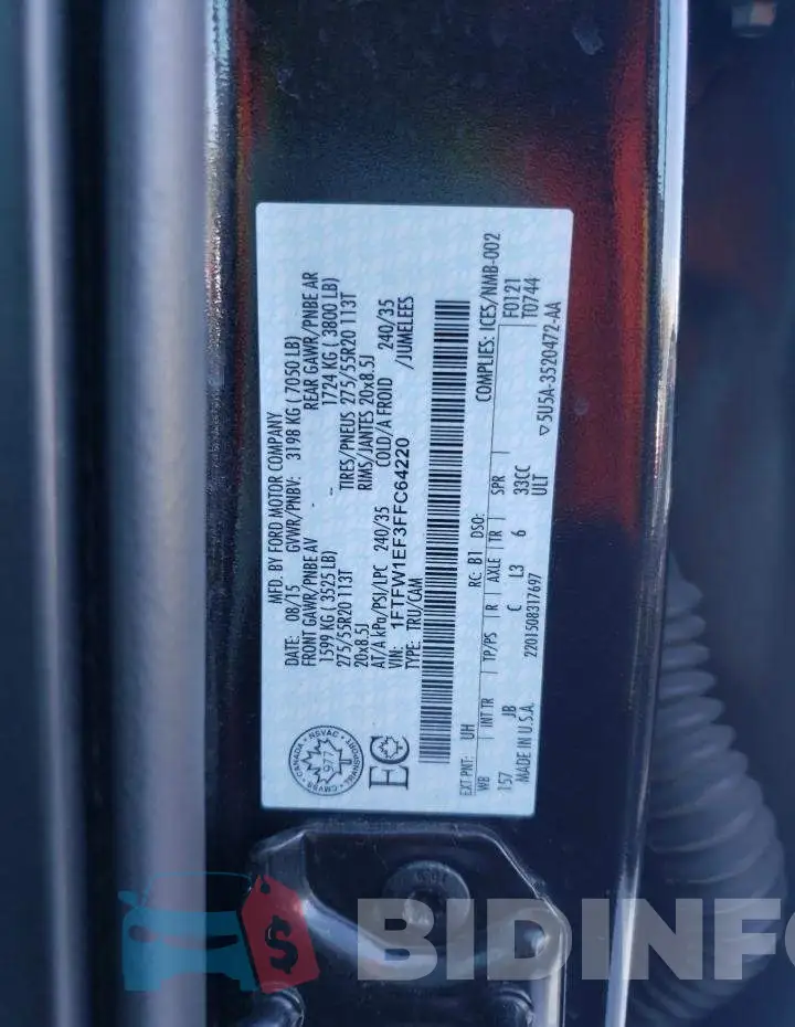 1FTFW1EF3FFC64220 Photo# 12