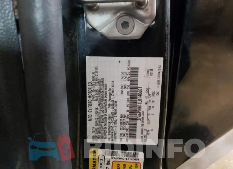 3FA6P0HD1LR140601 Photo# 10